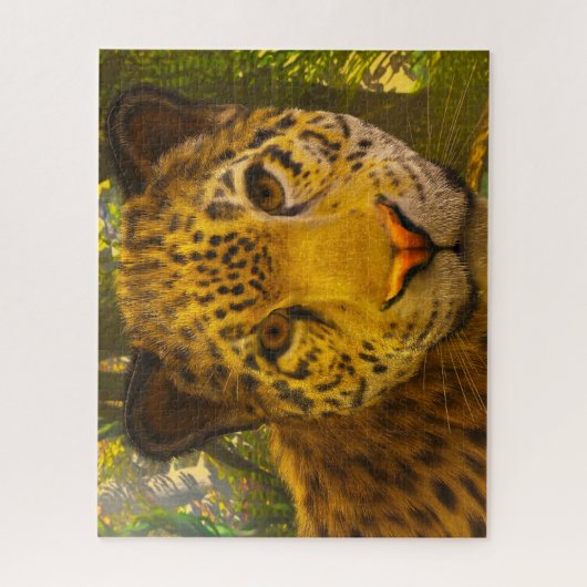 Jaguar Big Cats. Legpuzzel (Verticaal)