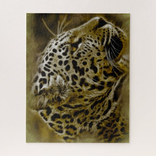 Jaguar Big Cats. Legpuzzel (Verticaal)