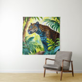 Jaguar Botanical Forest Oerwoud Wandkleed (In situ)