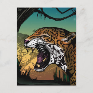 Jaguar  briefkaart