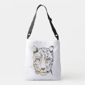 Jaguar Canvas tas (Achterkant)