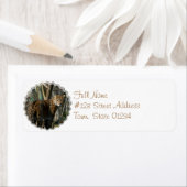 Jaguar Cat retouradreslabel Etiket (Insitu)