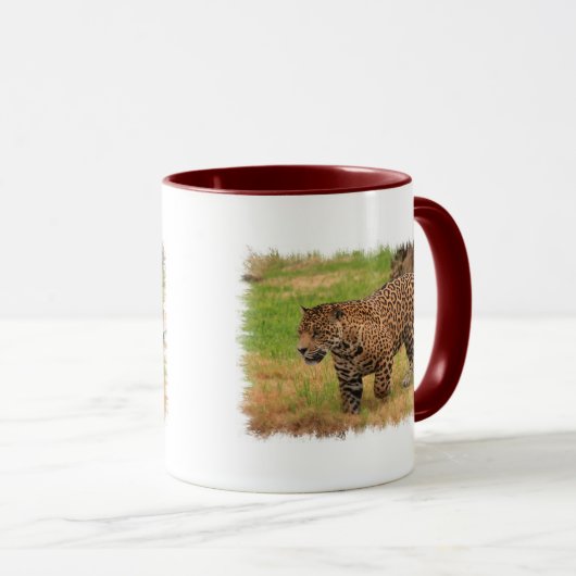 Jaguar Ceramic Coffee Mok (Voorkant rechts)