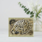 Jaguar Closeup Briefkaart (Staand voorkant)