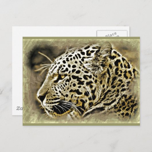 Jaguar Closeup Briefkaart (Voorkant / Achterkant)