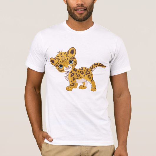 Jaguar Cub Mannen T-shirt (Voorkant)