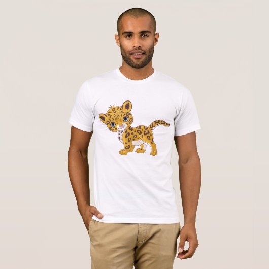 Jaguar Cub Mannen T-shirt (Voorkant volledig)