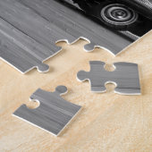 Jaguar D Type op vliegwielfestival Legpuzzel (Zijkant)