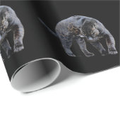 Jaguar Diablo black glossy wrapting paper Cadeaupapier (Rol Hoek)