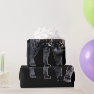 Jaguar Diablo black matte wrappapier Cadeaupapier