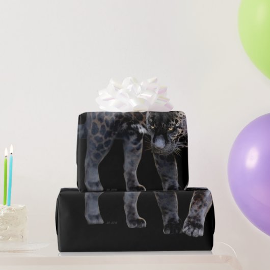 Jaguar Diablo black matte wrapte papier (Feestgeschenken)