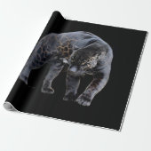 Jaguar Diablo black matte wrapte papier (Uitgerold)