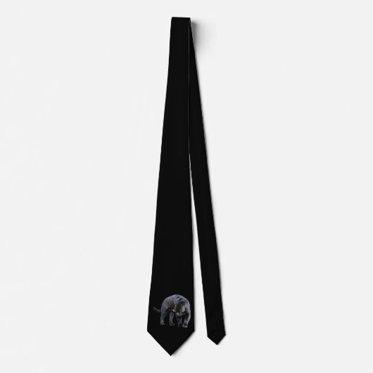 Jaguar Diablo Black necktie Stropdas (Voorkant)