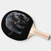 Jaguar Diablo black ping pong paddle Tafeltennisbatje (Zijkant)