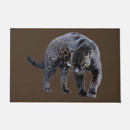 Jaguar Diablo brown doormat Deurmat (Voorkant)