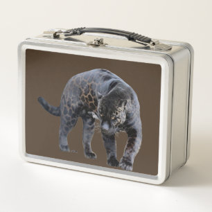 Jaguar Diablo brown roestvrij lunchbox