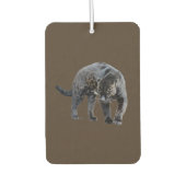 Jaguar Diablo bruine auto luchtverfrisser (Voorkant)