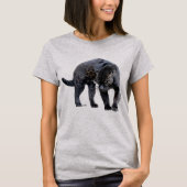 Jaguar Diablo dames staalgrijze T-shirt (Voorkant)