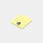 Jaguar Diablo gele notitieblokken Post-it® Notes (Schuin)