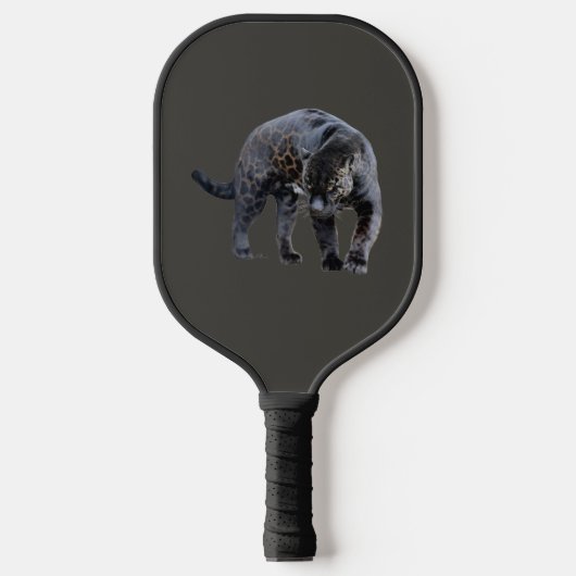 Jaguar Diablo gray pickleball paddle (Voorkant)
