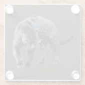 Jaguar Diablo grijs onderzetter (Achterkant)