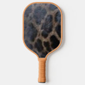 Jaguar Diablo groen bruin bont pickleball paddle c (Achterkant)