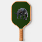 Jaguar Diablo groen bruin bont pickleball paddle c (Voorkant)