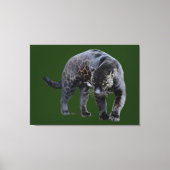 Jaguar Diablo groene canvas print (Voorkant)