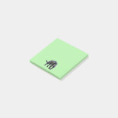 Jaguar Diablo groene notitieblokken Post-it® Notes (Schuin)