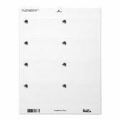 Jaguar Diablo witte verzendlabels Etiket (Full Sheet)
