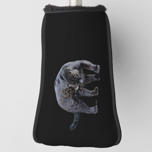 Jaguar Diablo zwarte golfclub putter cover (Draai 90)