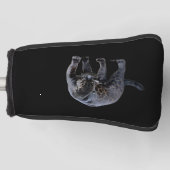 Jaguar Diablo zwarte golfclub putter cover (Voorkant)