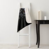 Jaguar Diablo zwarte sherpa deken (In situ)