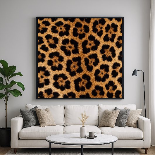 Jaguar Dierenbont Patroon Poster