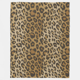 Jaguar dierpatroon fleece deken