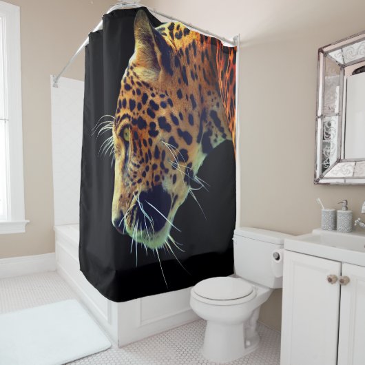 Jaguar Douchegordijn (In situ)