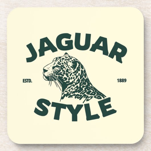 Jaguar Drankviltje Bier Onderzetter (Voorkant)