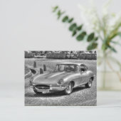 Jaguar E-Type Briefkaart (Staand voorkant)