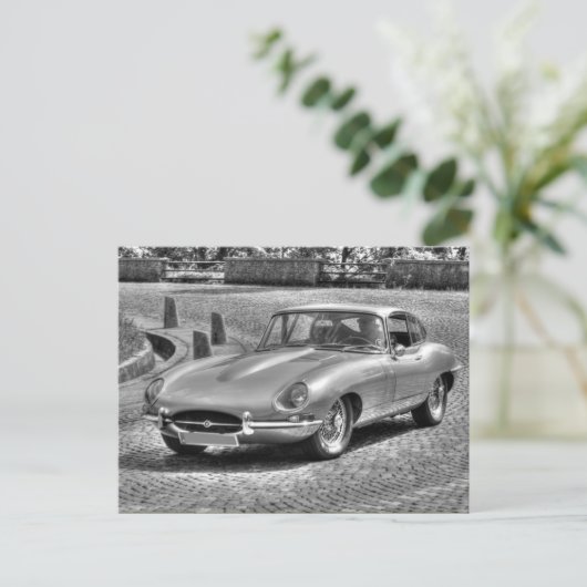 Jaguar E-Type Briefkaart (Staand voorkant)
