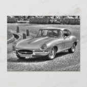 Jaguar E-Type Briefkaart (Voorkant)