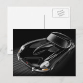 Jaguar E-type Briefkaart (Voorkant / Achterkant)