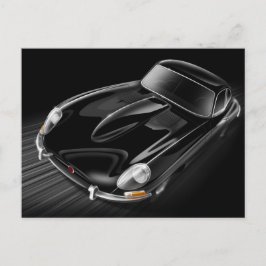 Jaguar E-type Briefkaart