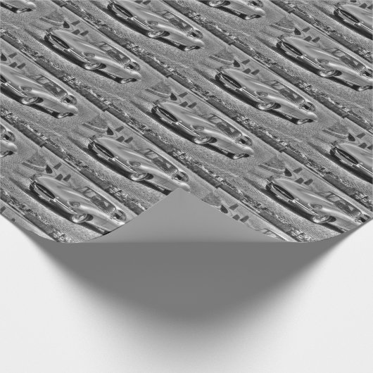 Jaguar E-Type Cadeaupapier (Hoek)