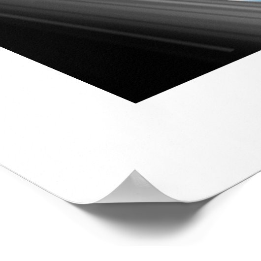 Jaguar E-Type coupe Red Poster (Hoek)