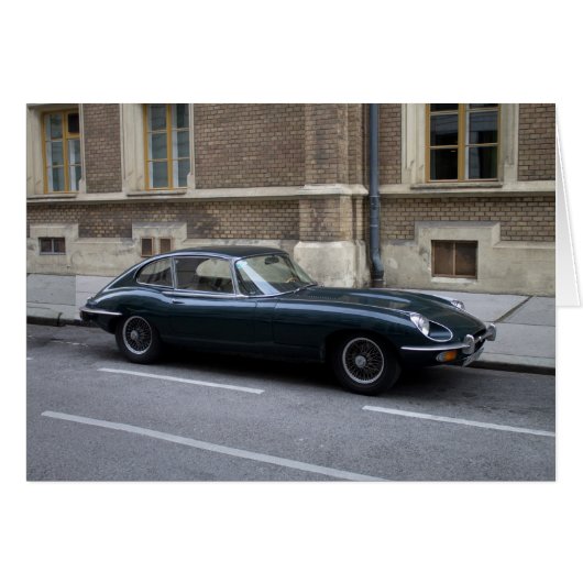 Jaguar E-Type harde top (Voorkant Horizontaal)