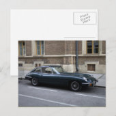 Jaguar E-Type harde top Briefkaart (Voorkant / Achterkant)