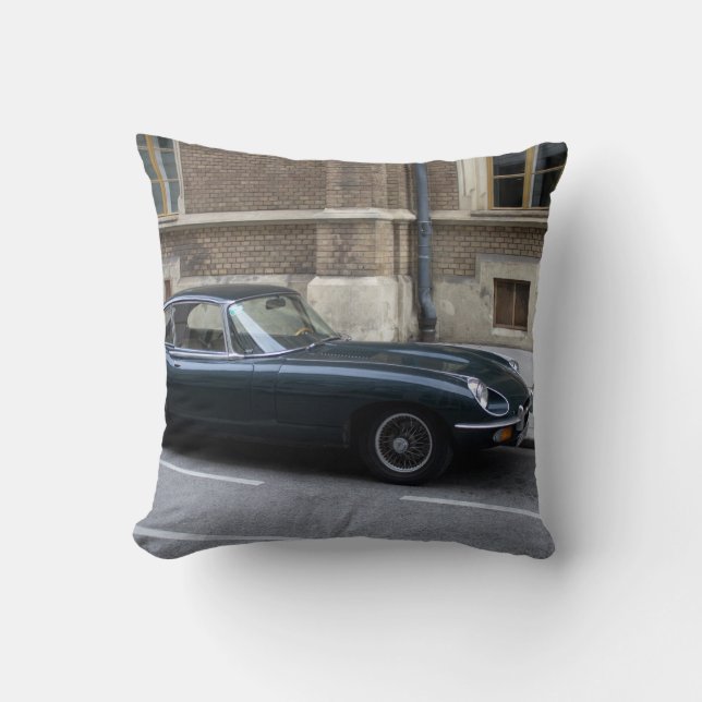 Jaguar E-Type harde top Kussen (Voorkant)