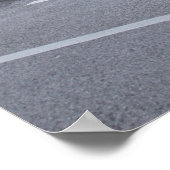 Jaguar E-Type harde top Poster (Hoek)