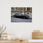 Jaguar E-Type harde top Poster (Keuken)