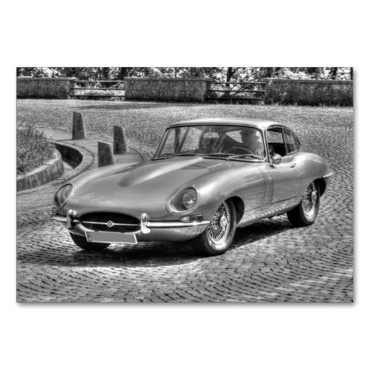 Jaguar E-Type Kaart (Voorkant)